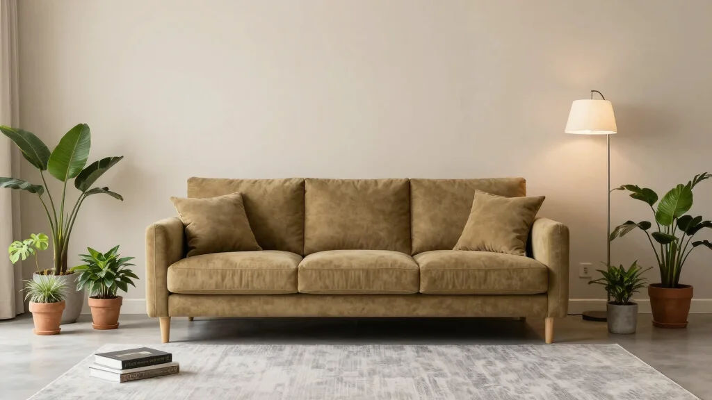 16 Khaki Sofa Living Room Ideas: Neutral Easy Styling