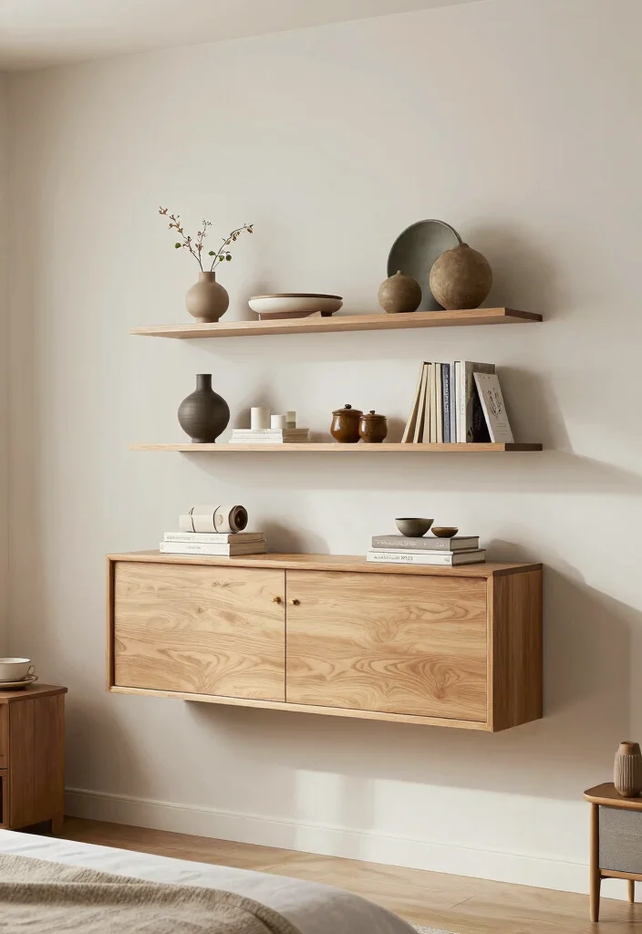 16 No Dresser Bedroom Ideas: Clever Storage Alternatives - 12. Wall-Mounted Cabinets 1