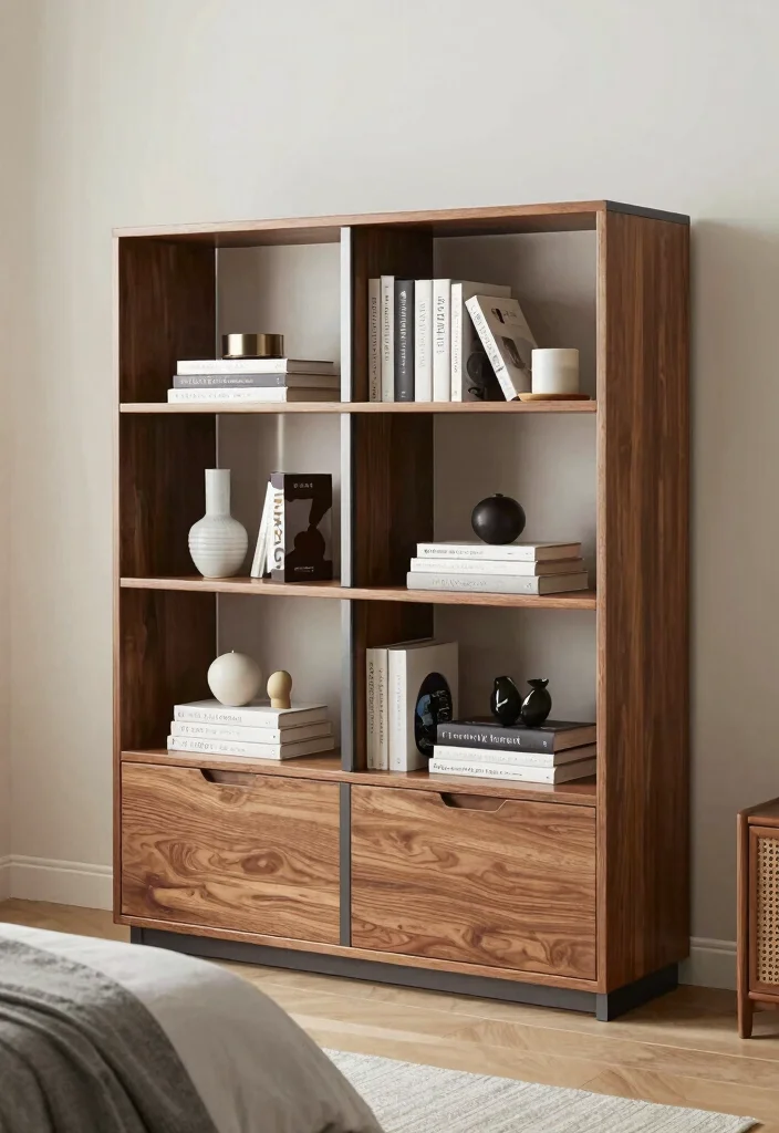 16 No Dresser Bedroom Ideas: Clever Storage Alternatives - 14. Modular Storage Units 1