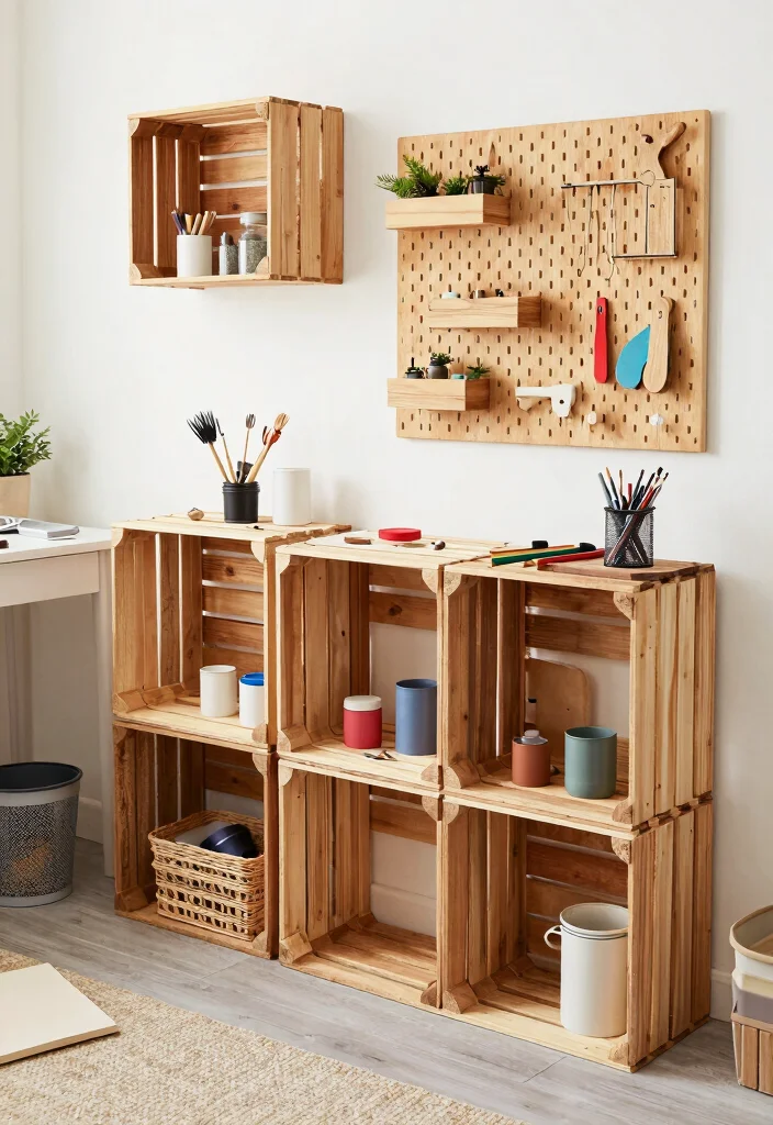 16 No Dresser Bedroom Ideas: Clever Storage Alternatives - 16. DIY Solutions 1