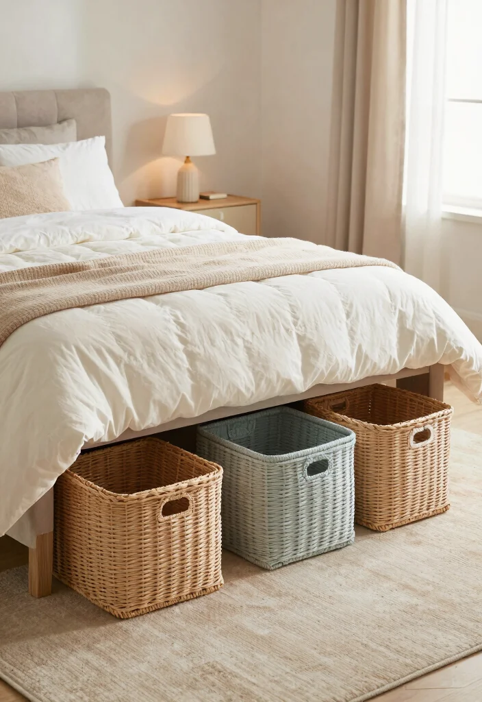 16 No Dresser Bedroom Ideas: Clever Storage Alternatives - 2. Under-Bed Storage 1