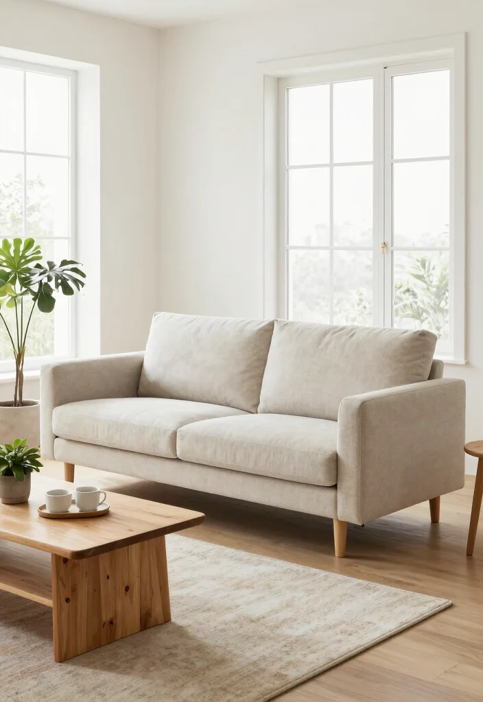 16 Side Sofa for Living Room Ideas Flexible Seating - 12. Scandinavian Simplicity 1