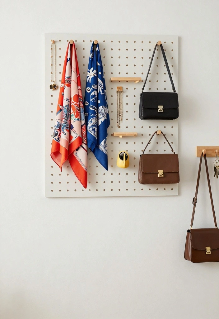 16 Small College Apartment Bedroom Ideas Cozy and Practical - 13. Incorporate Racks for Accessories 1