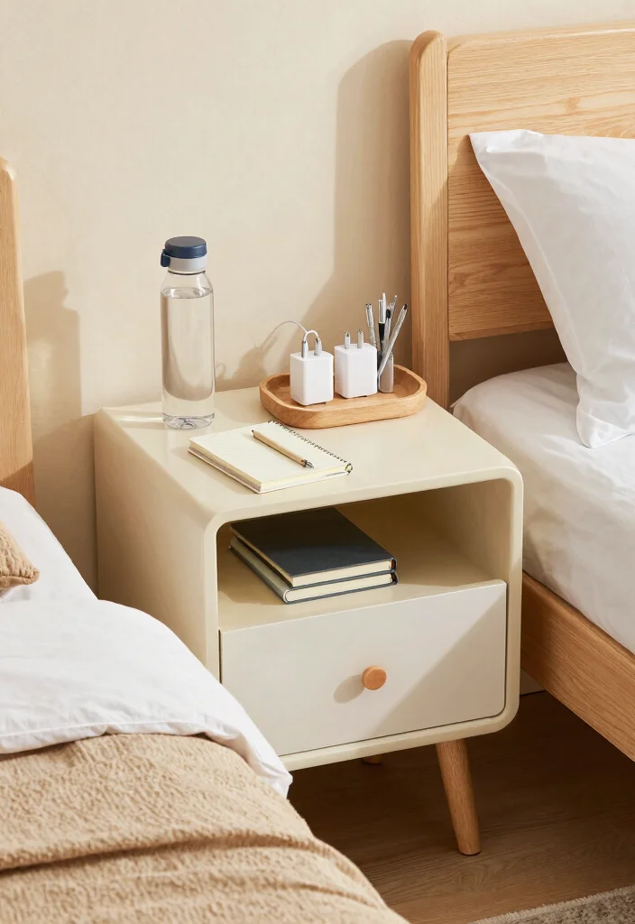 16 Small College Apartment Bedroom Ideas Cozy and Practical - 16. Keep Essentials Within Reach 1