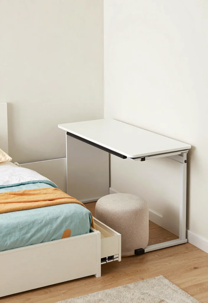 16 Small College Apartment Bedroom Ideas Cozy and Practical - 3. Use Multi-functional Furniture 1