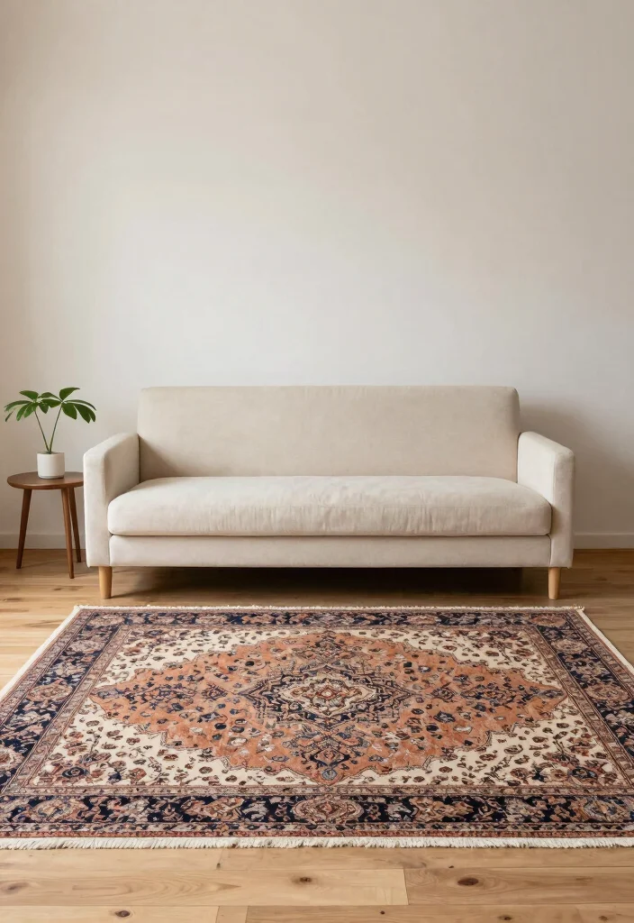 16 Traditional Rugs in Living Room Ideas for Classic Warmth - 5. Understated Elegance 1