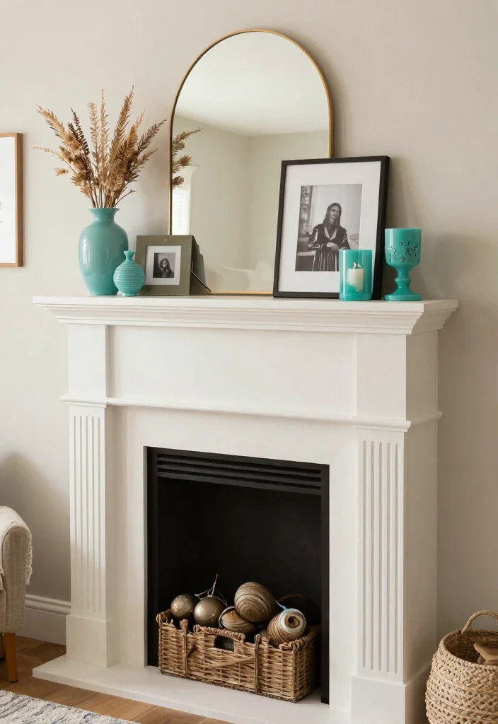 16 Turquoise Living Room Decor Ideas Fresh Vibrant Style - 15. Turquoise Accented Accessories 1