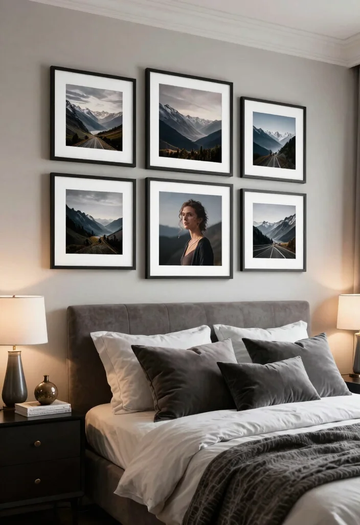 16 Wall Prints Aesthetic Bedroom Ideas for an Artistic Cozy Feel - 14. Artistic Photography 1