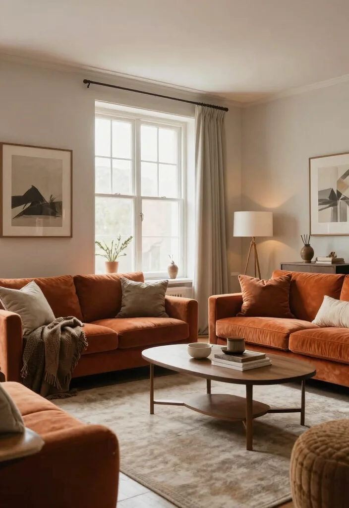 17 Burnt Orange Living Room Decor Ideas Warm Cozy Energy - Conclusion 1