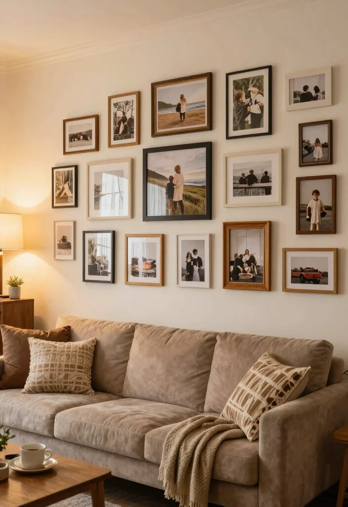 17 Living Room Photo Wall Ideas Personal Gallery Style - Conclusion 1