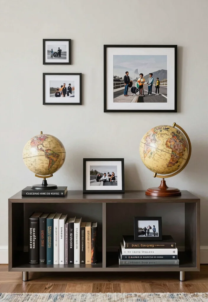 17 Masculine Living Room Decor Ideas For a Clean, Bold Design - 12. Personalized Accessories 1