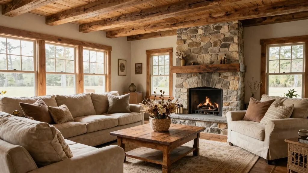 17 Rustic Decor Living Room Ideas for Cozy Natural Texture