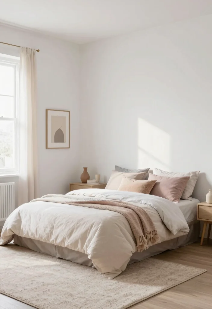 17 Small Bedroom Floor Plan Ideas to Maximize Every Inch - 7. Use of Light Colors 1