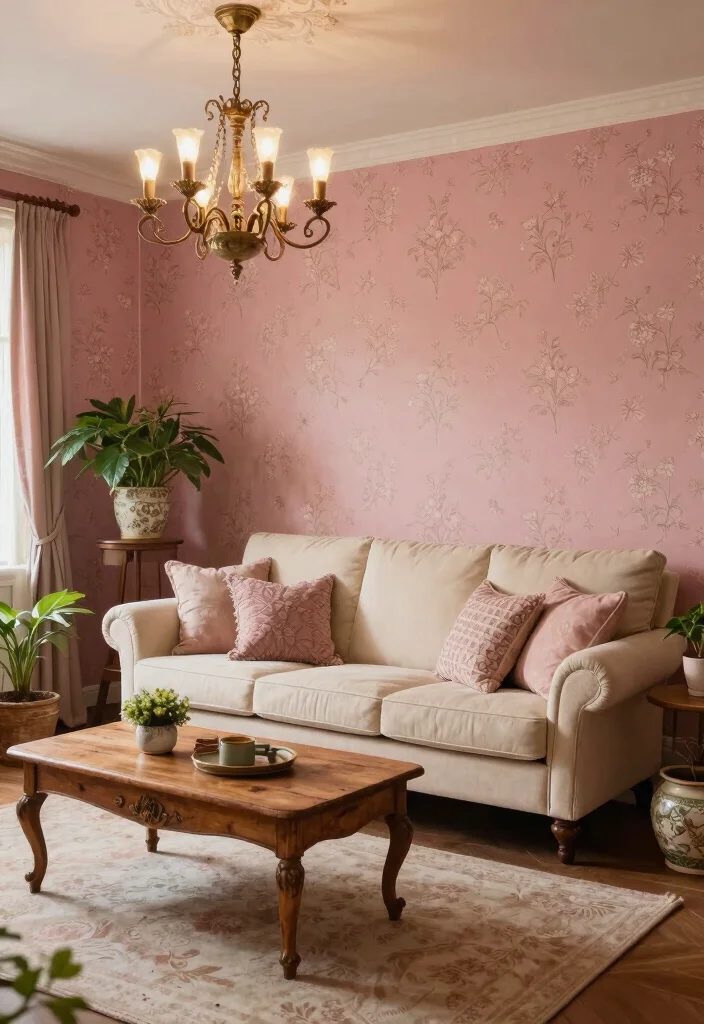 18 Antique Decor Living Room Ideas Timeless Classic Charm - 1. Embrace a Vintage Color Palette 1