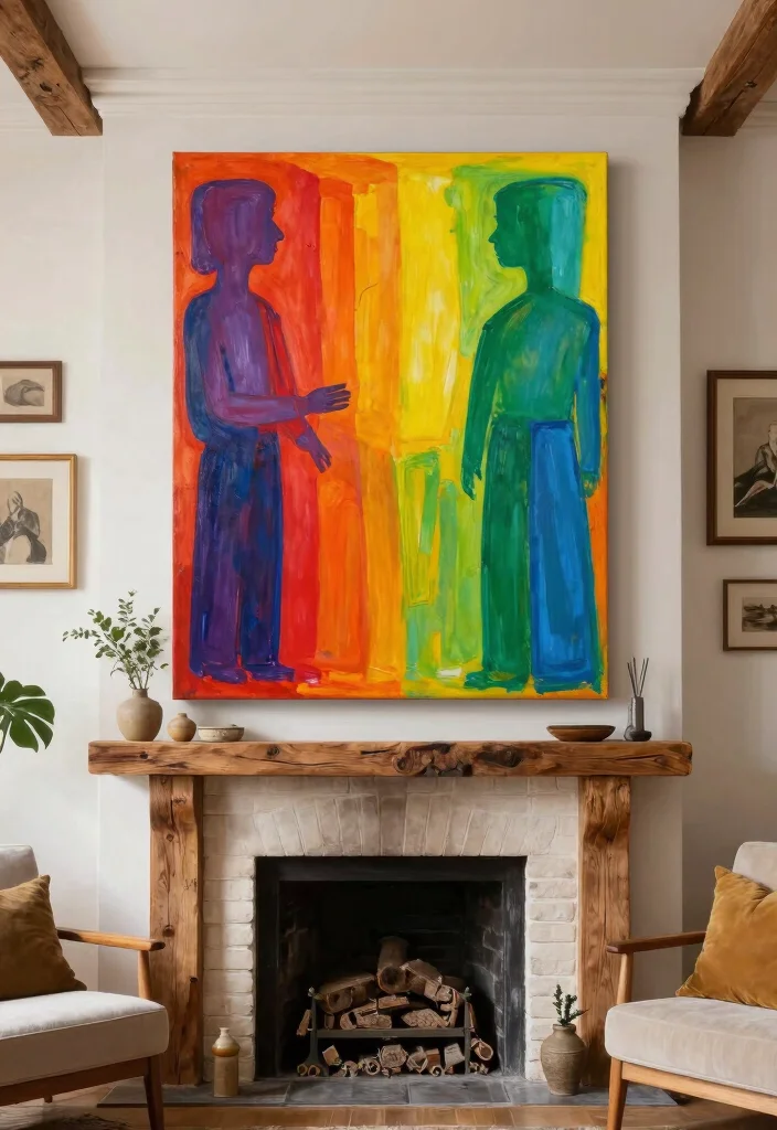 18 Antique Decor Living Room Ideas Timeless Classic Charm - 12. Feature a Statement Piece 1