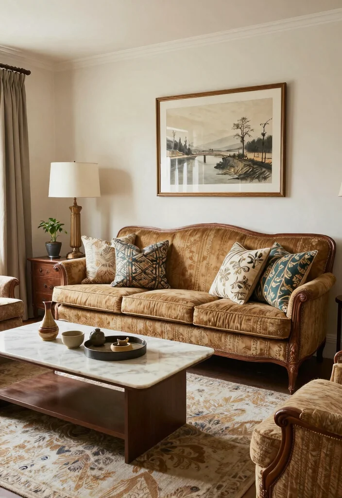 18 Antique Decor Living Room Ideas Timeless Classic Charm - 18. Maintain Balance and Cohesion 1