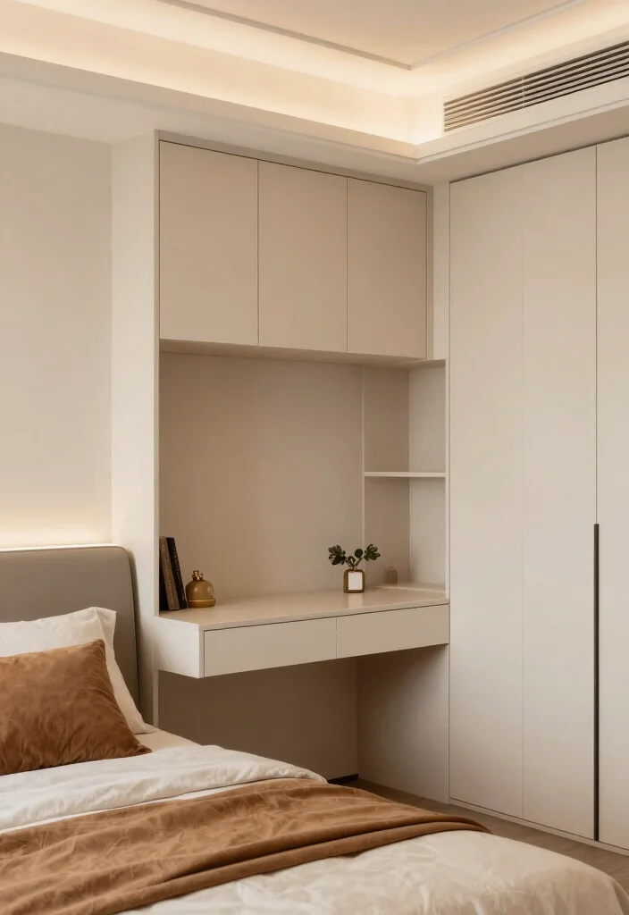 18 Bedroom Built-Ins Around Bed Ideas: Custom Smart Design - 11. Hidden Desks 1