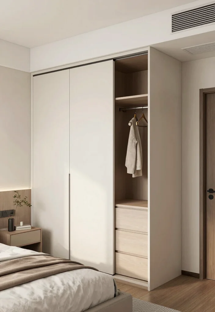 18 Bedroom Built-Ins Around Bed Ideas: Custom Smart Design - 13. Custom Built-In Wardrobes 1