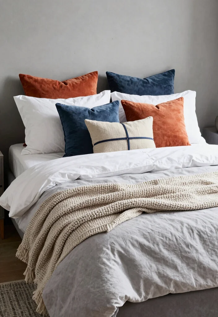 18 Bedroom Design Ideas: Modern, Stylish, and Functional - 14. Layered Bedding 1