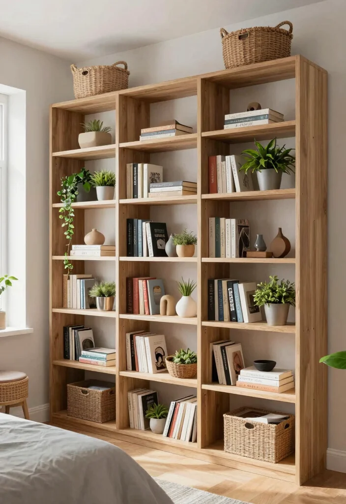 18 Bedroom Design Ideas: Modern, Stylish, and Functional - 16. Open Shelving 1