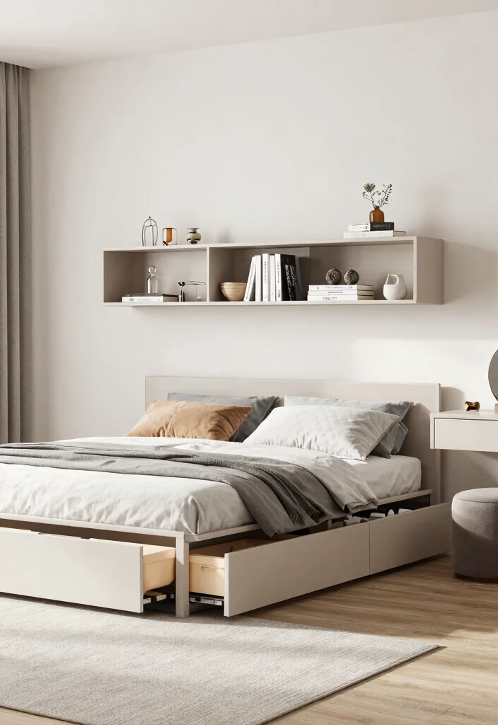18 Bedroom Design Ideas: Modern, Stylish, and Functional - 3. Smart Storage Solutions 1