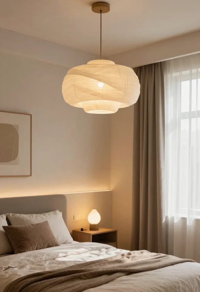18 Bedroom Design Ideas: Modern, Stylish, and Functional - 5. Statement Lighting 1