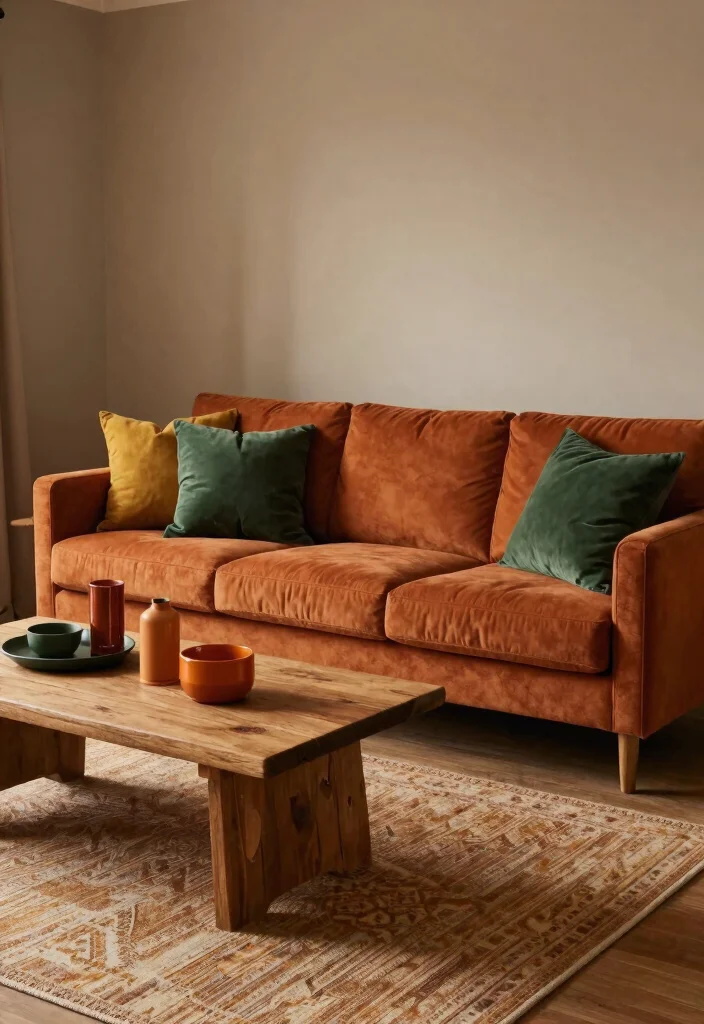 18 Cozy Fall Living Room Decor Ideas for Seasonal Updates - 1. Embrace Earthy Color Palettes 1