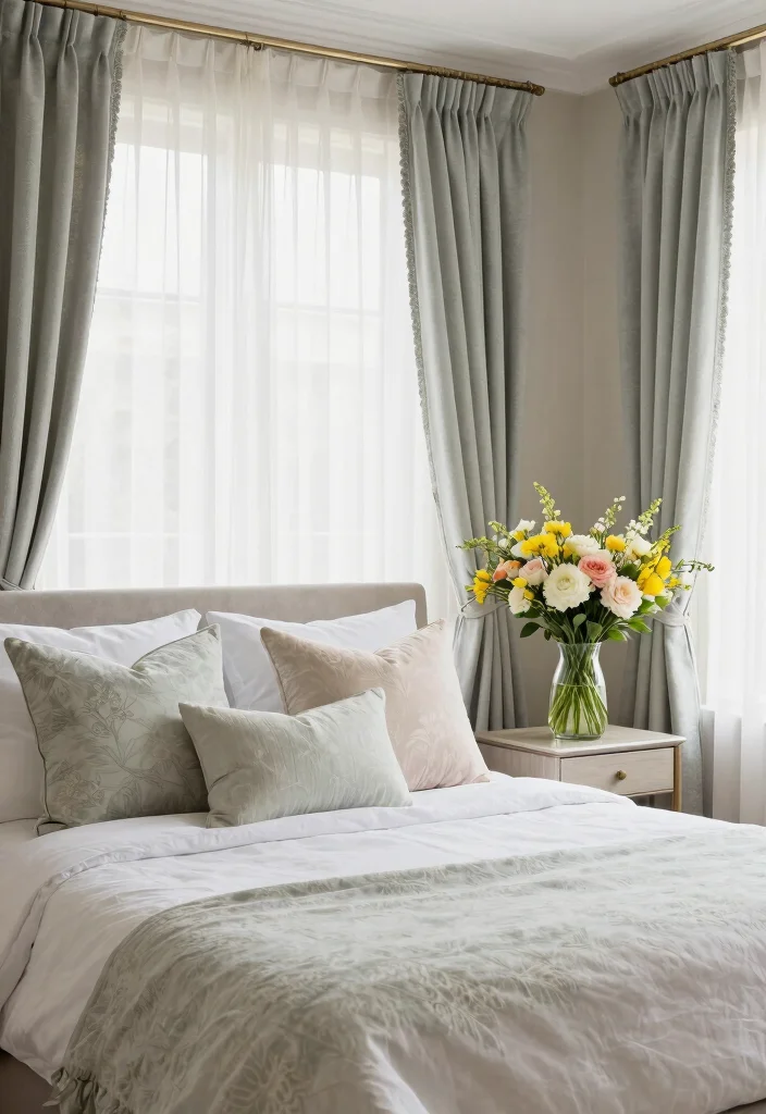 18 Large Bedroom Ideas Master Suite Layout for Luxury Living - 17. Seasonal Decor 1