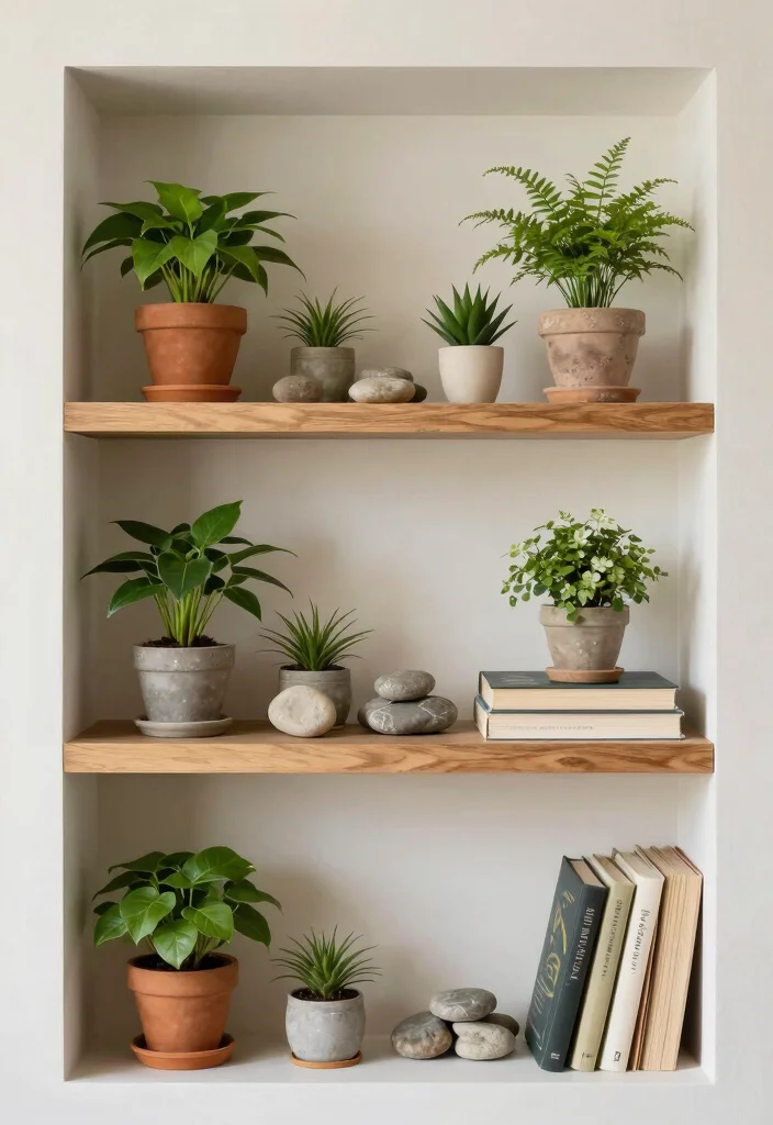 18 Living Room Shelf Decor Ideas Built Ins Styled Right - 10. Create Themed Displays 1