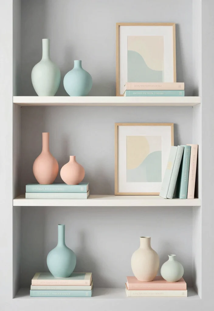 18 Living Room Shelf Decor Ideas Built Ins Styled Right - 3. Color Coordination 1