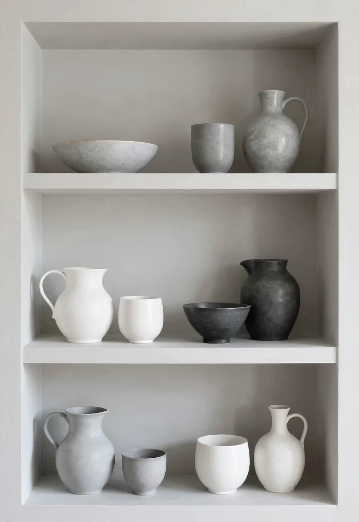 18 Living Room Shelf Decor Ideas Built Ins Styled Right - 9. Opt for A Minimalist Color Palette 1