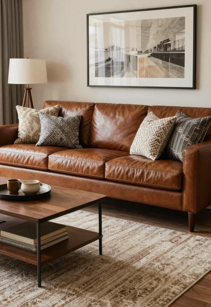 18 Men Apartment Decor Living Room Bachelor Pads Ideas - 13. Play with Patterns and Textures 1