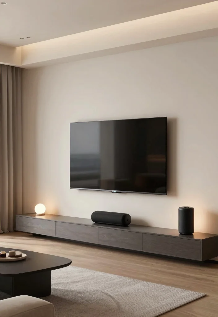 18 Men Apartment Decor Living Room Bachelor Pads Ideas - 5. Incorporate Smart Technology 1