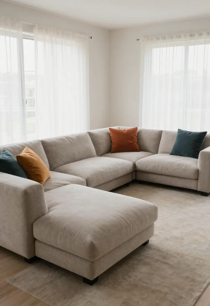 18 Sofas Ideas Living Room Modern L Shape Designs - 15. Customizable Modular L-Shape Sofa 1