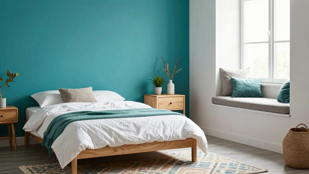 18 Teal Accent Wall Bedroom Ideas: Rich Vibrant Color