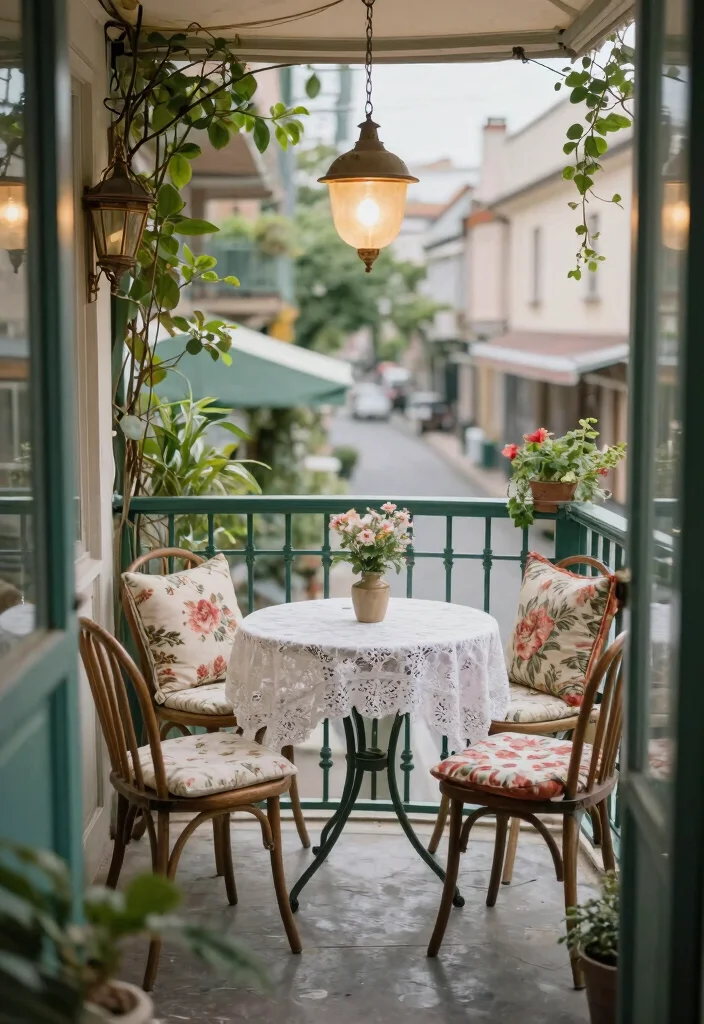 12 Juliet Balcony Styles for Small-Space Romantics - 7. Vintage Charm 1