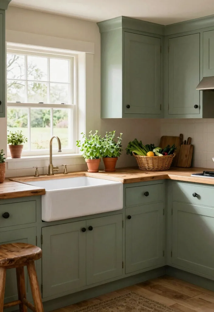 12 Paint Palettes Every Farmhouse Renovation Needs - 1. Soft Sage and Cream 1