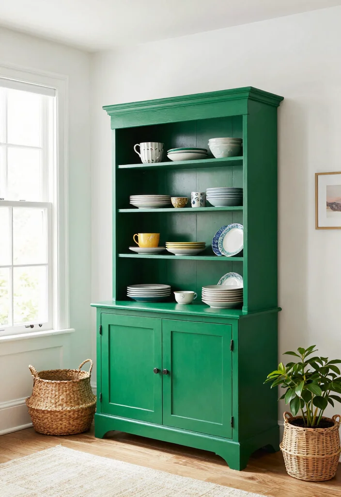 12 Paint Palettes Every Farmhouse Renovation Needs - 9. Classic White and Hunter Green 1