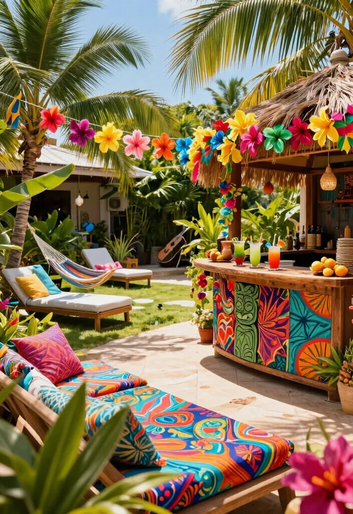 12 Romantic Vow Renewal Backyards for Couples - 6. Tropical Paradise 1