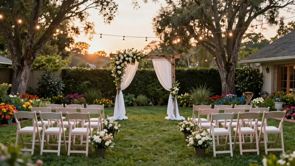 12 Romantic Vow Renewal Backyards for Couples