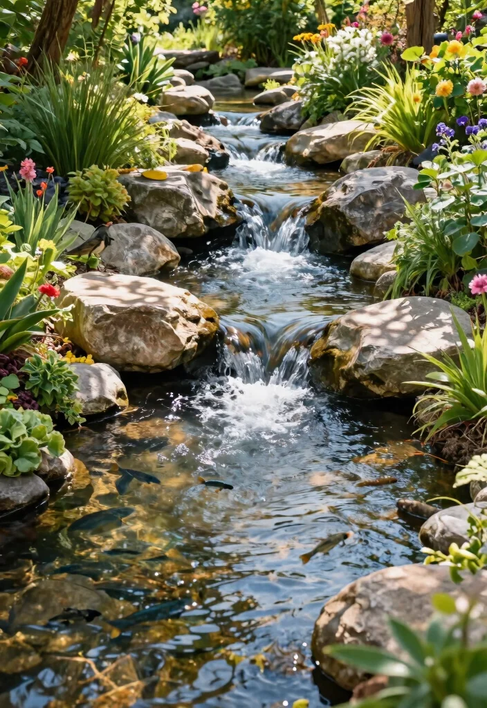 13 DIY Backyard Waterfall Projects for Nature Lovers - 3. Natural Stream Waterfall 1