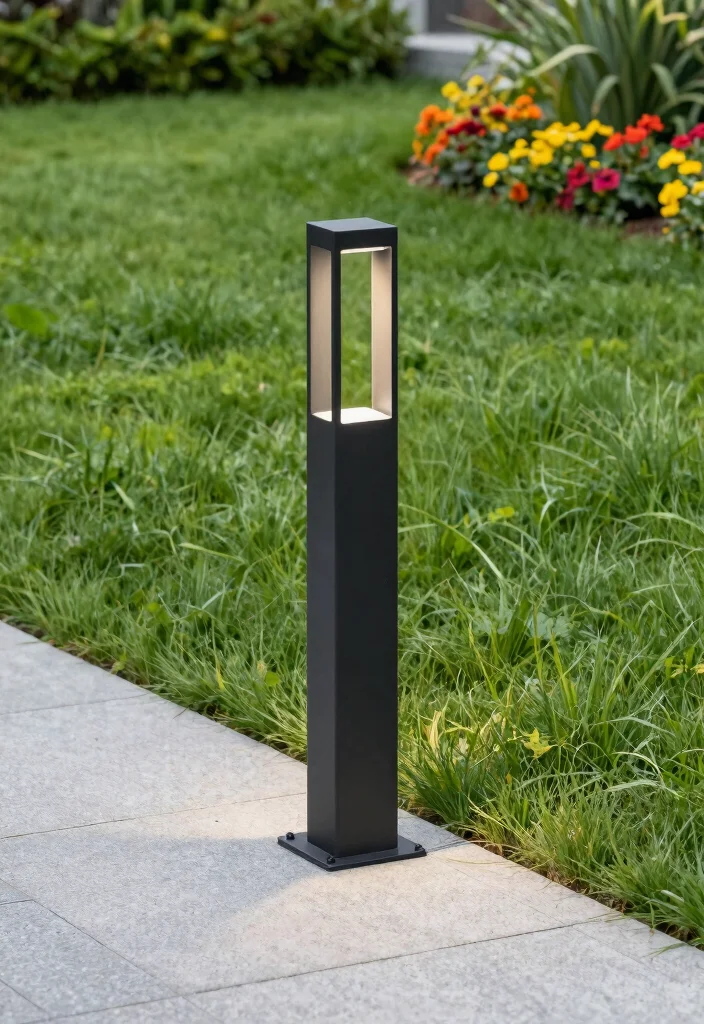 13 Lighting Posts That Add Curb Appeal - 2. Sleek Modern Designs 1