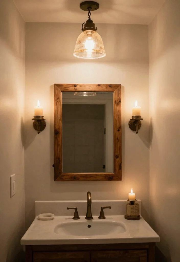 13 Small Bath Upgrades for Cozy Home Planners - 13. Layered Lighting for a Cozy Feel 1