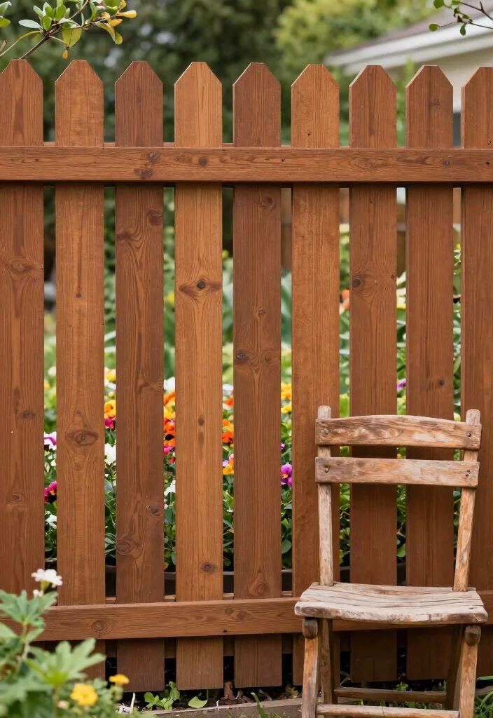 13 Stain Colors That Protect Cedar Fences - 12. Chestnut Brown 1
