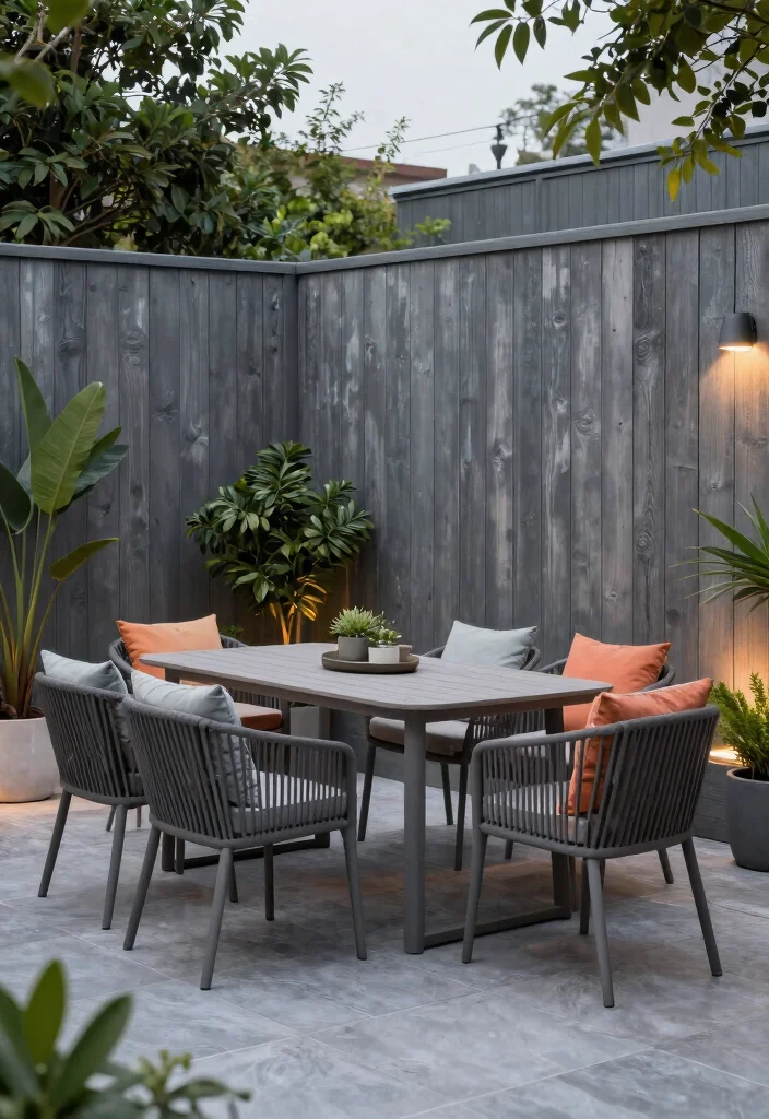 13 Stain Colors That Protect Cedar Fences - 3. Slate Gray 1