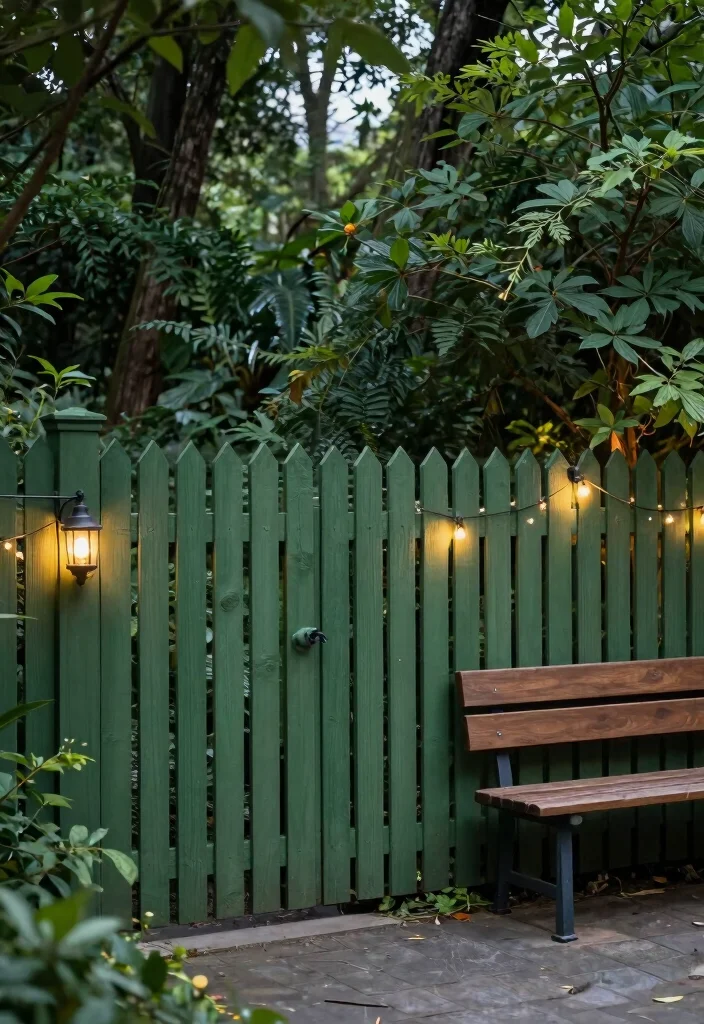 13 Stain Colors That Protect Cedar Fences - 9. Forest Green 1