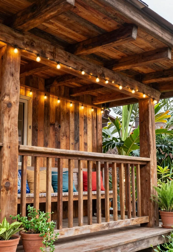 13 Wooden Ceiling Options for Apartment Dwellers - 1. Reclaimed Wood Beams 1