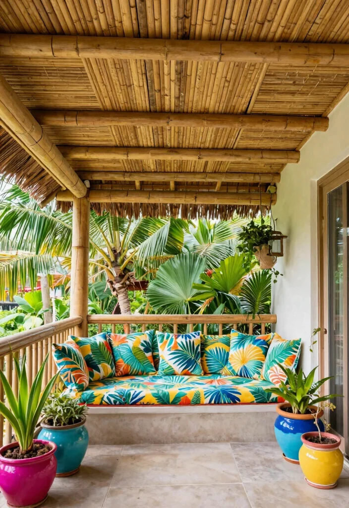 13 Wooden Ceiling Options for Apartment Dwellers - 7. Bamboo Ceiling 1