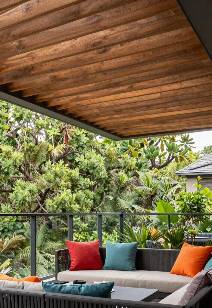 13 Wooden Ceiling Options for Apartment Dwellers - 9. Slatted Wood Ceiling 1