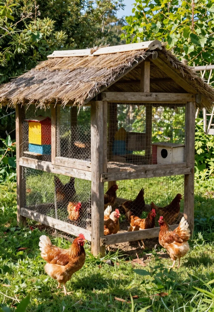 14 Chicken Wire Fence Setups for Hobby Farmers - 4. Rustic Chicken Coop Fencing 1